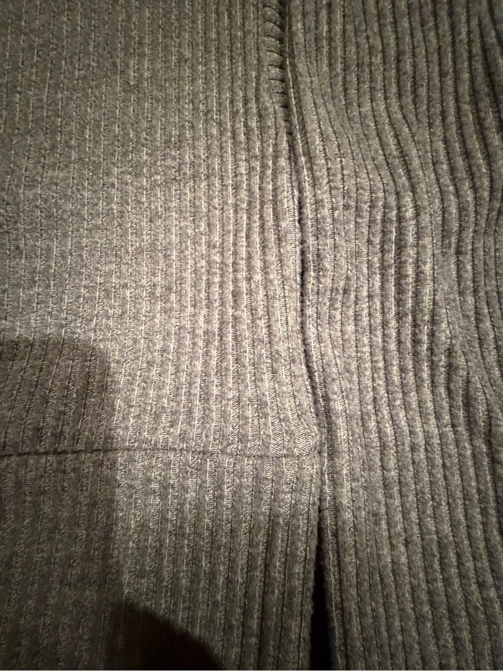 ALO Ribbed Cropped Hoodie Gray Small - Picture 9 of 9